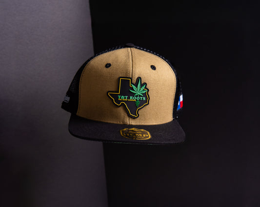 Tan Limited Edition T&T Roots Snapback Hat