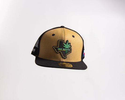 Tan Limited Edition T&T Roots Snapback Hat