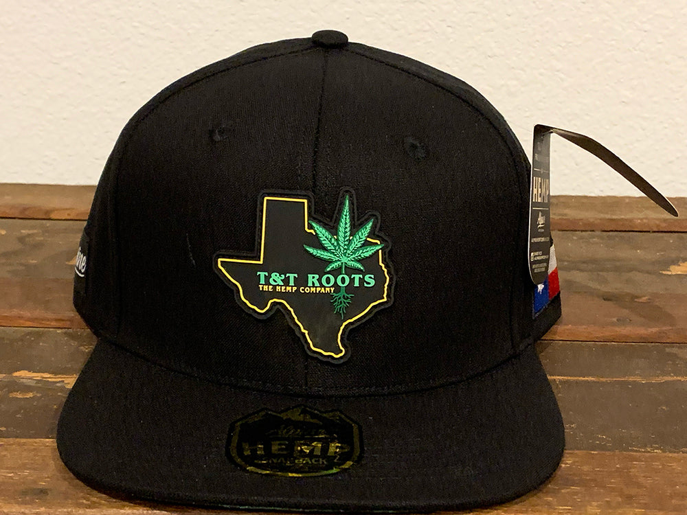 Black Limited Edition T&T Roots Snapback Hat